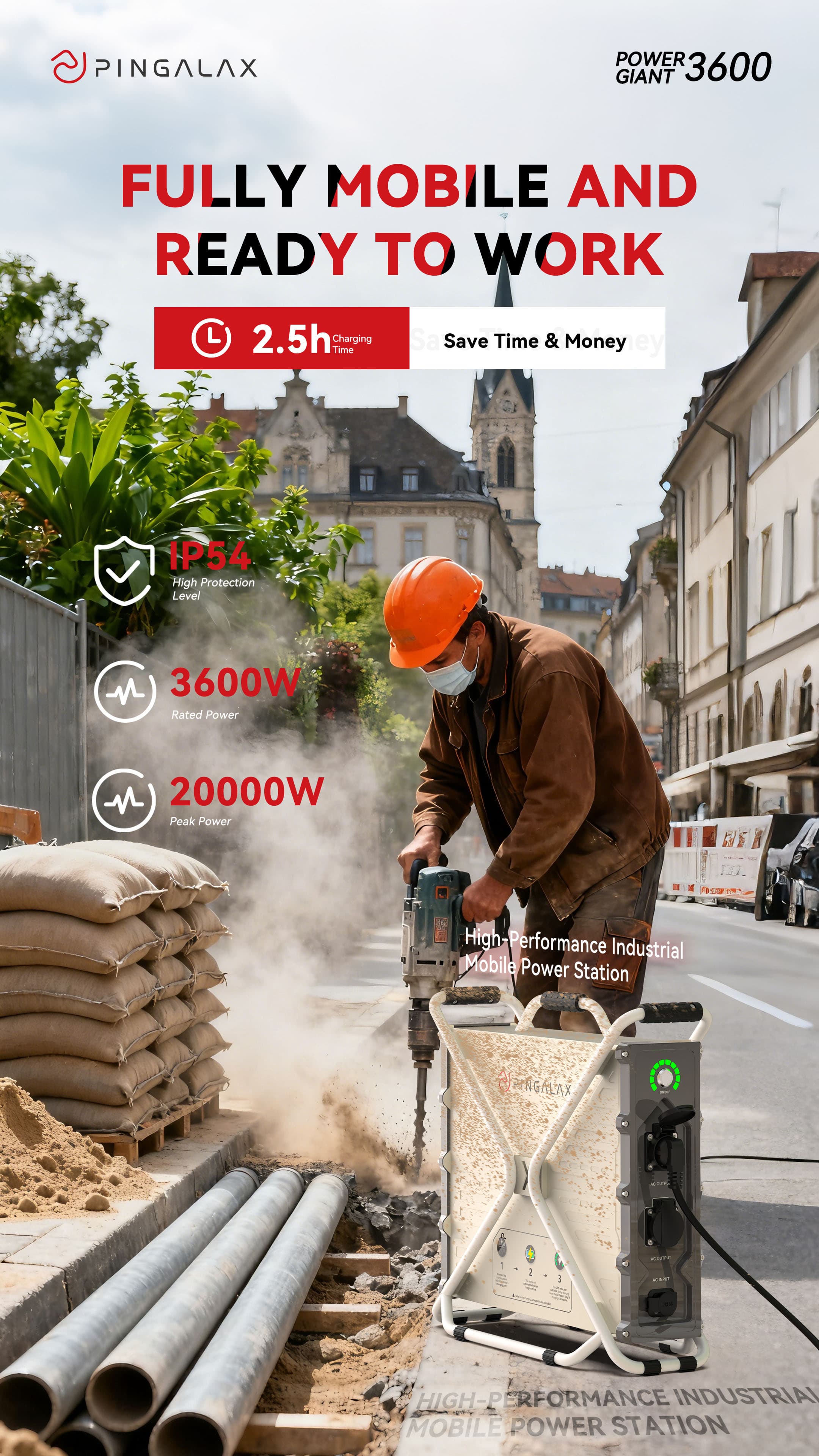 حل تخزين الطاقة الصناعية المحمولة عالية الأداء